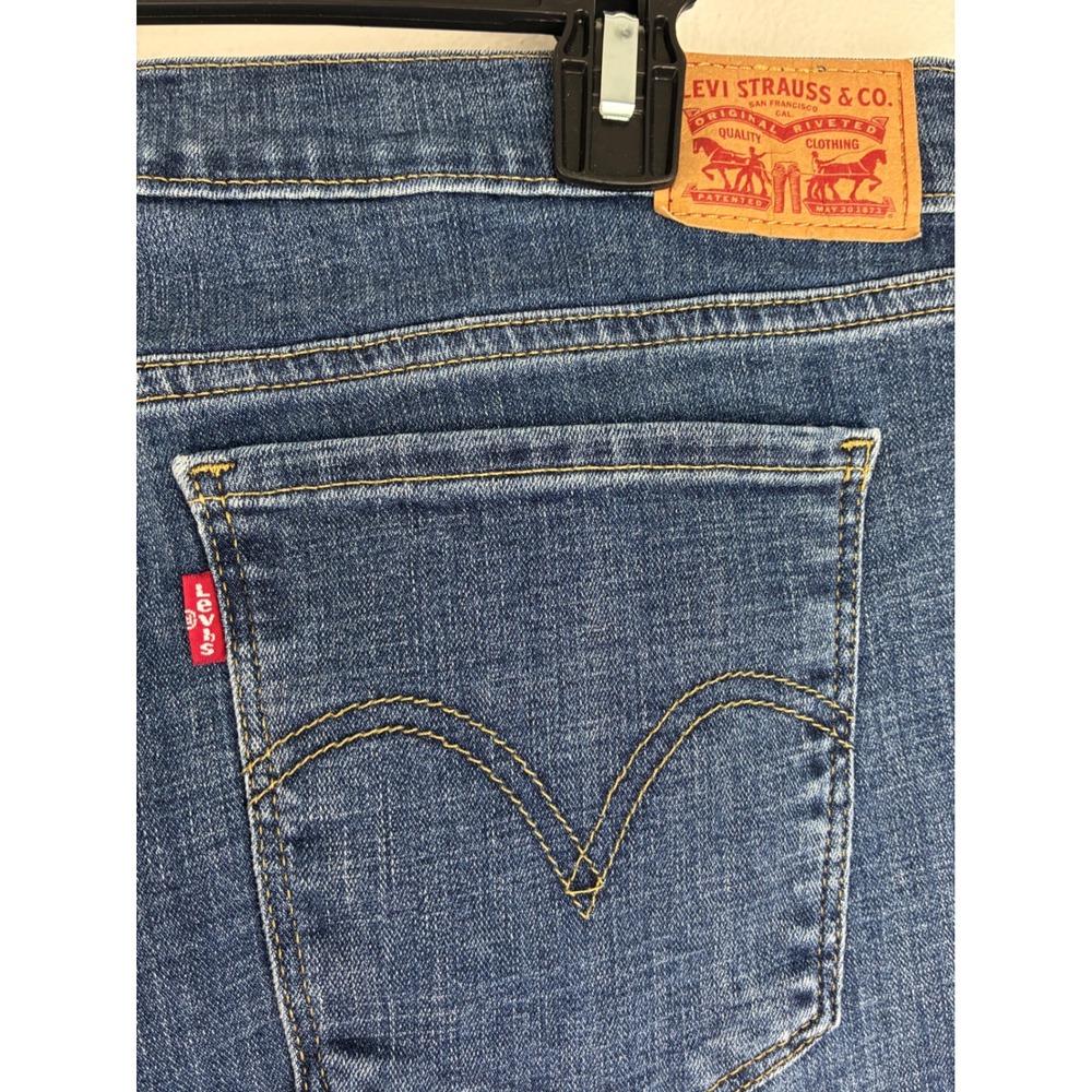 Levi's 505 Straight 34x32 Jeans Men's Medium Wash Denim Classic Fit - Picture 10 of 13